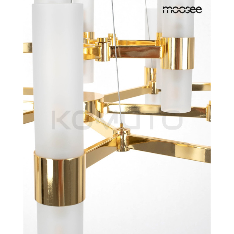 Lampa wisząca TUBS 18 złota Lampa wisząca TUBS 18 złota