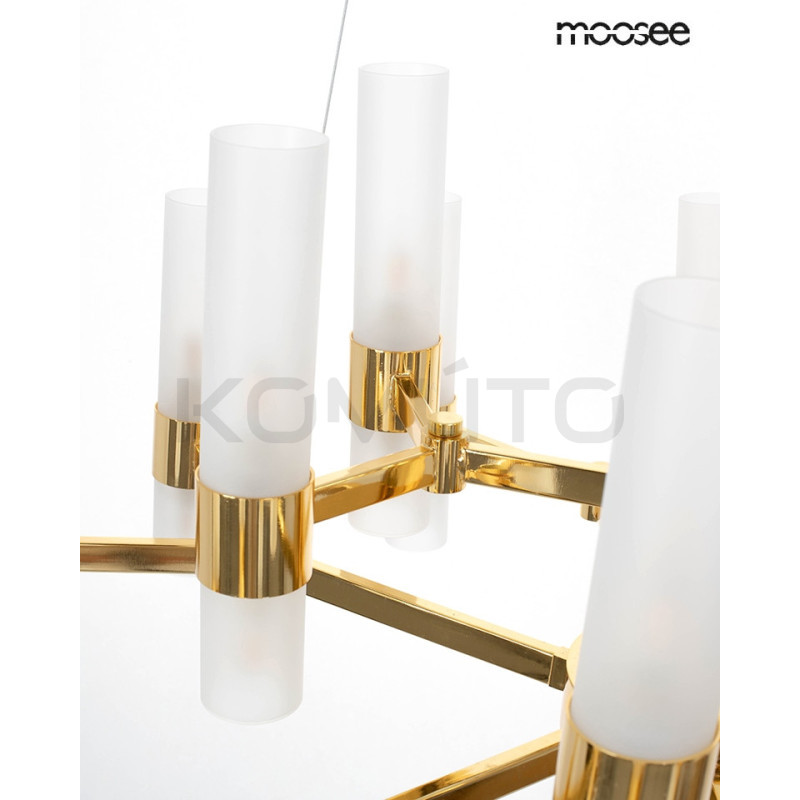 Lampa wisząca TUBS 18 złota Lampa wisząca TUBS 18 złota