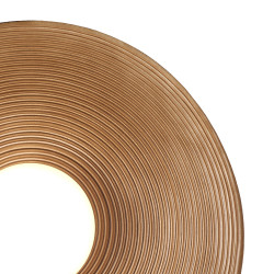 Lampa ścienna ILUSIONI 26 okrągła tarcza w zieleni bieli beżu