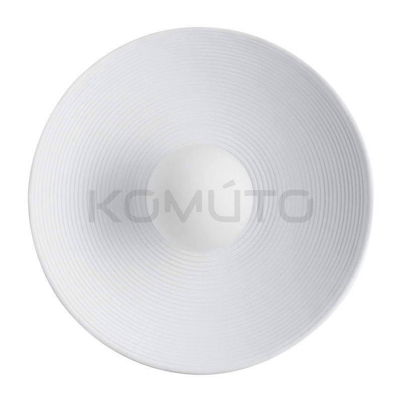Lampa ścienna ILUSIONI 26 okrągła tarcza w zieleni bieli beżu