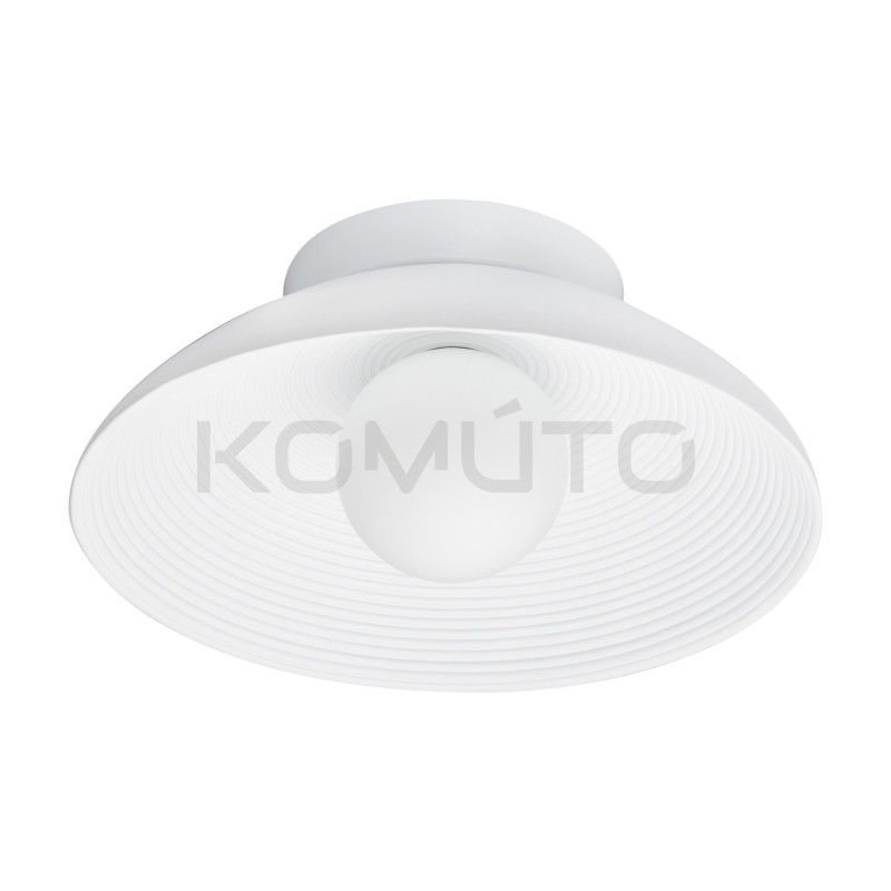 Lampa ścienna ILUSIONI 26 okrągła tarcza w zieleni bieli beżu