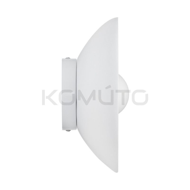 Lampa ścienna ILUSIONI 26 okrągła tarcza w zieleni bieli beżu