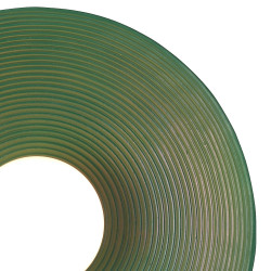 Lampa ścienna ILUSIONI 26 okrągła tarcza w zieleni bieli beżu