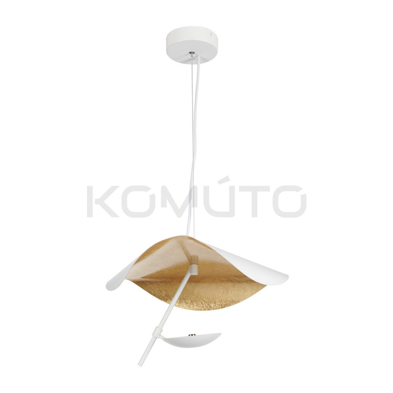 Lampa wisząca STING RAY 40 biało złota