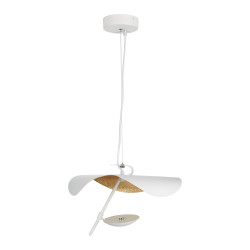 Lampa wisząca STING RAY 40 biało złota