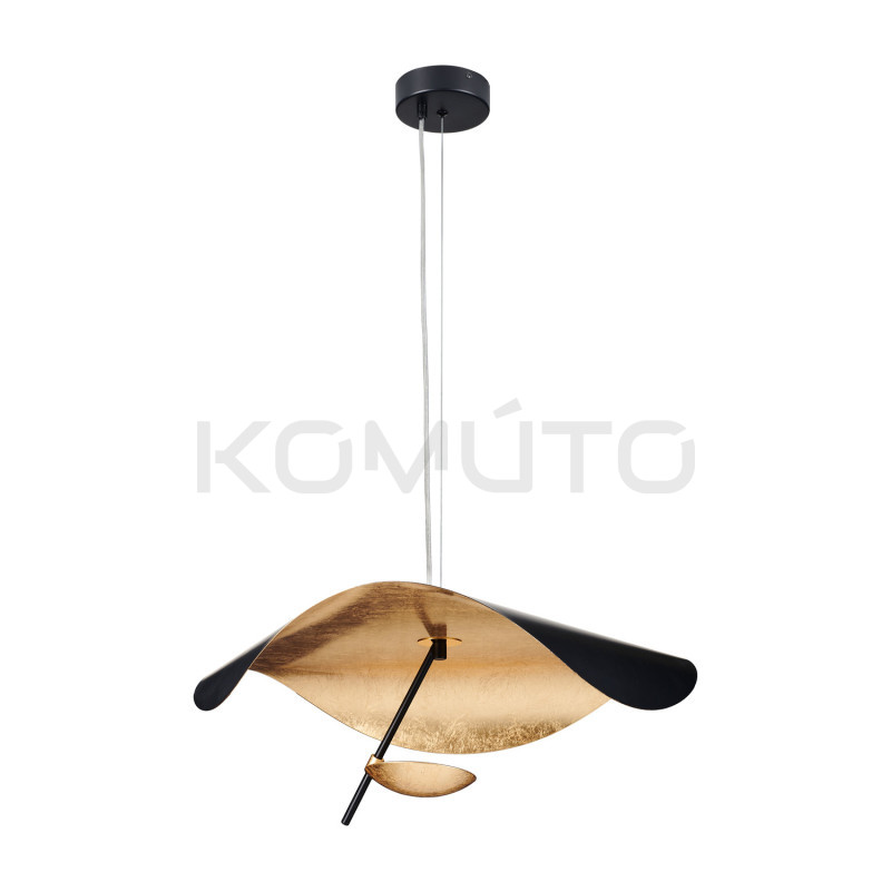 Lampa designerska wisząca STING RAY 40 czarno złota