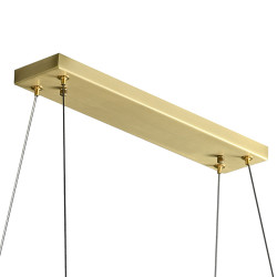 Lampa wisząca PIUMA LONG 100 podłużna białe pióra