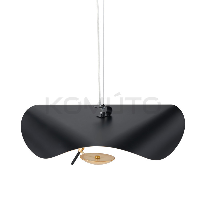 Lampa designerska wisząca STING RAY 60 czarno złota