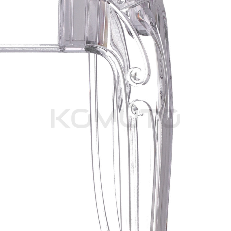 Stół przezroczysty KING ROUND Ghost 80 do jadalni i salonu