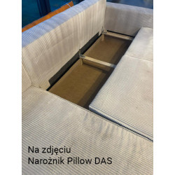 Sofa rozkładana z pojemnikiem na pościel Pillow DAS 3 os Sofa rozkładana z pojemnikiem na pościel Pillow DAS 3 os