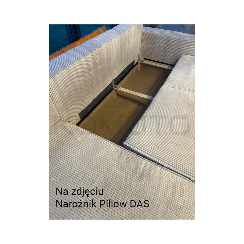 Sofa rozkładana z pojemnikiem na pościel Pillow DAS 3 os Sofa rozkładana z pojemnikiem na pościel Pillow DAS 3 os