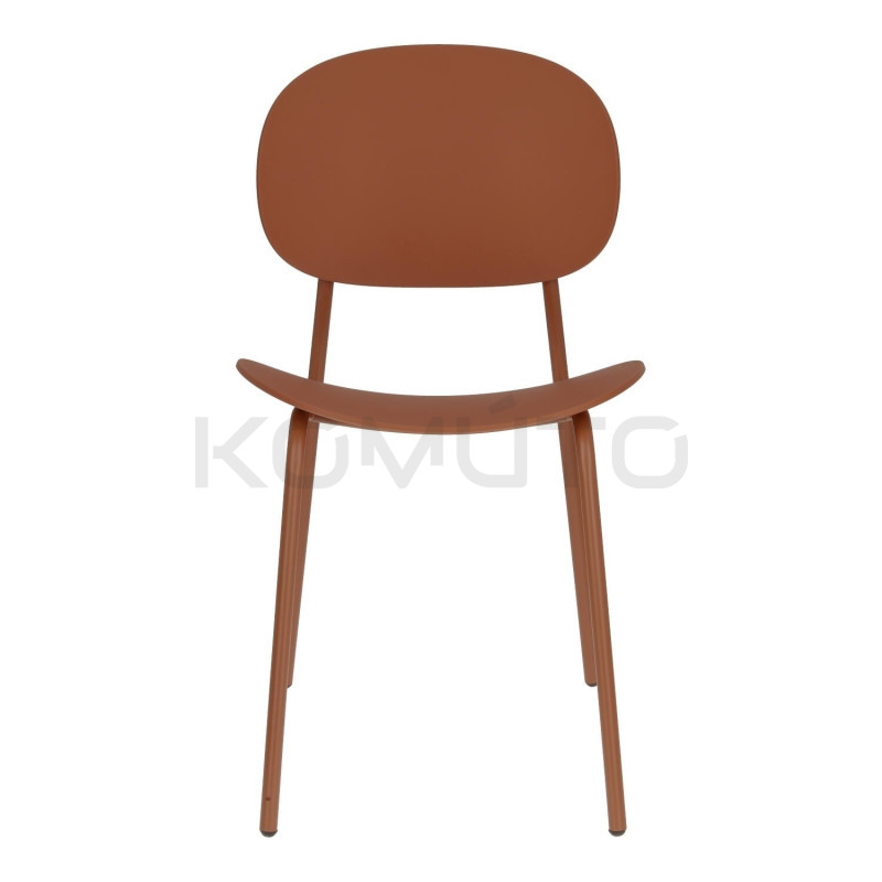 Krzesło Studio brązowe do kuchni do kawiarni