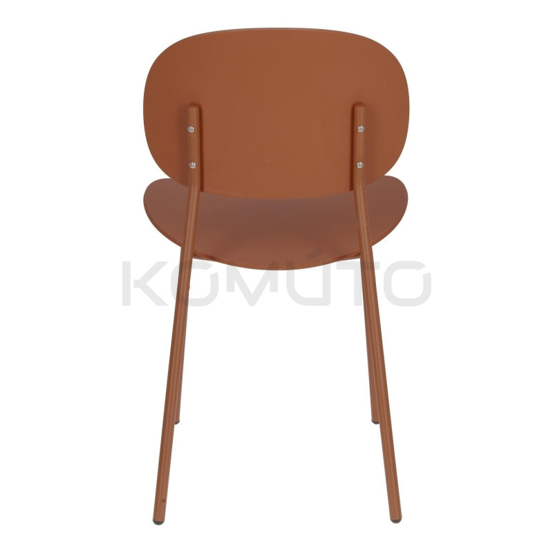 Krzesło Studio brązowe do kuchni do kawiarni