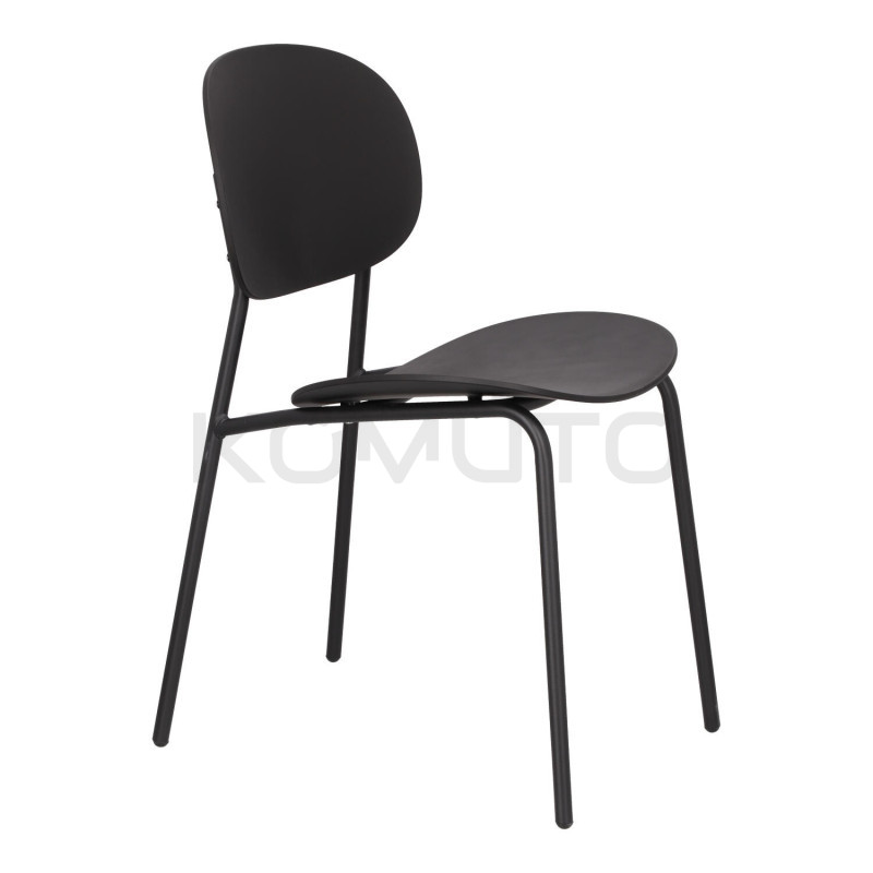 Krzesło Studio czarne do kuchni do restauracji