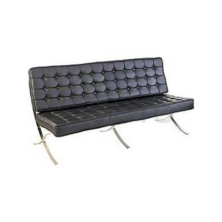 Sofa Inspirowana Barcelona BA skóra naturalna 3 osobowa