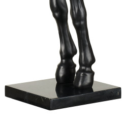 Lampa podłogowa Horse KOŃ L czarna przednia cześć konia