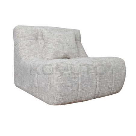 Duży Fotel nowoczesny Lazy z szerokim siedziskiem