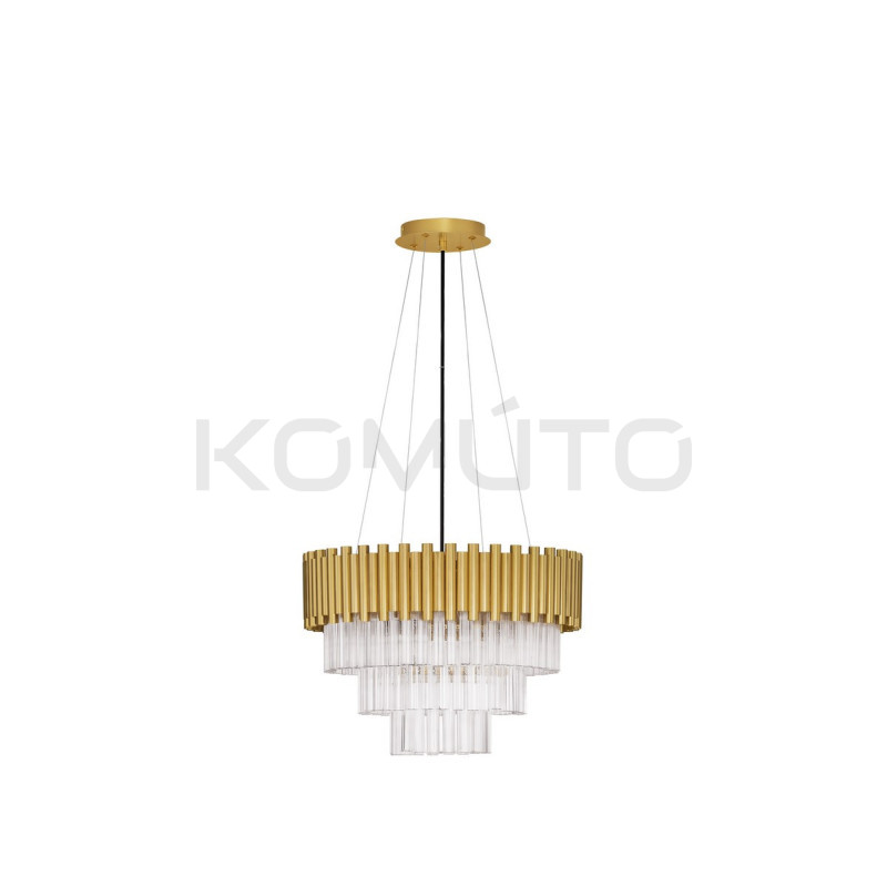 Lampa wisząca  Emperor I 50 złota glamour kryształ