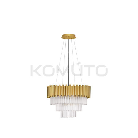 Lampa wisząca  Emperor I 50 złota glamour kryształ