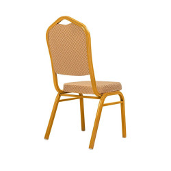 Krzesło bankietowe HERA beżowo złote konferencyjne