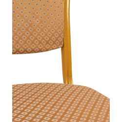 Krzesło bankietowe HERA beżowo złote konferencyjne