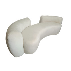 Tapicerowana Sofa półokrągła zakrzywiona banan Bean 4 osobowa