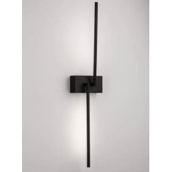 Kinkiet obrotowy Moccio 2 ramiona czarny nowoczesny