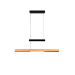 Lampa wisząca Pozioma Bruno czarno drewniana Led rozsuwana Lampa wisząca Pozioma Bruno czarno drewniana Led rozsuwana