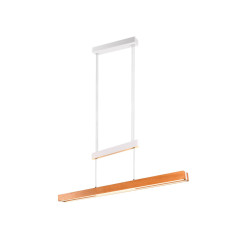 Lampa wisząca Pozioma Bruno biało drewniana Led rozsuwana Lampa wisząca Pozioma Bruno biało drewniana Led rozsuwana