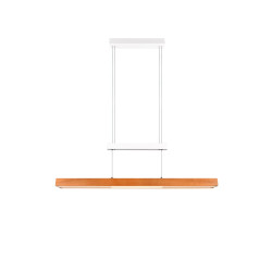 Lampa wisząca Pozioma Bruno biało drewniana Led rozsuwana Lampa wisząca Pozioma Bruno biało drewniana Led rozsuwana
