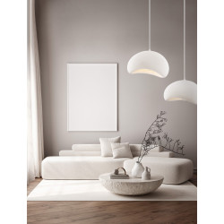 Lampa wisząca Wabi 50 biała nieregularna jak chmura Lampa wisząca Wabi 50 biała nieregularna jak chmura