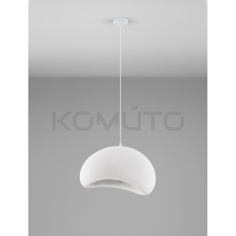 Lampa wisząca Wabi 50 biała nieregularna jak chmura Lampa wisząca Wabi 50 biała nieregularna jak chmura