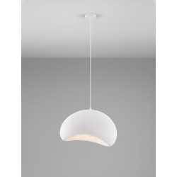 Lampa wisząca Wabi 50 biała nieregularna jak chmura Lampa wisząca Wabi 50 biała nieregularna jak chmura