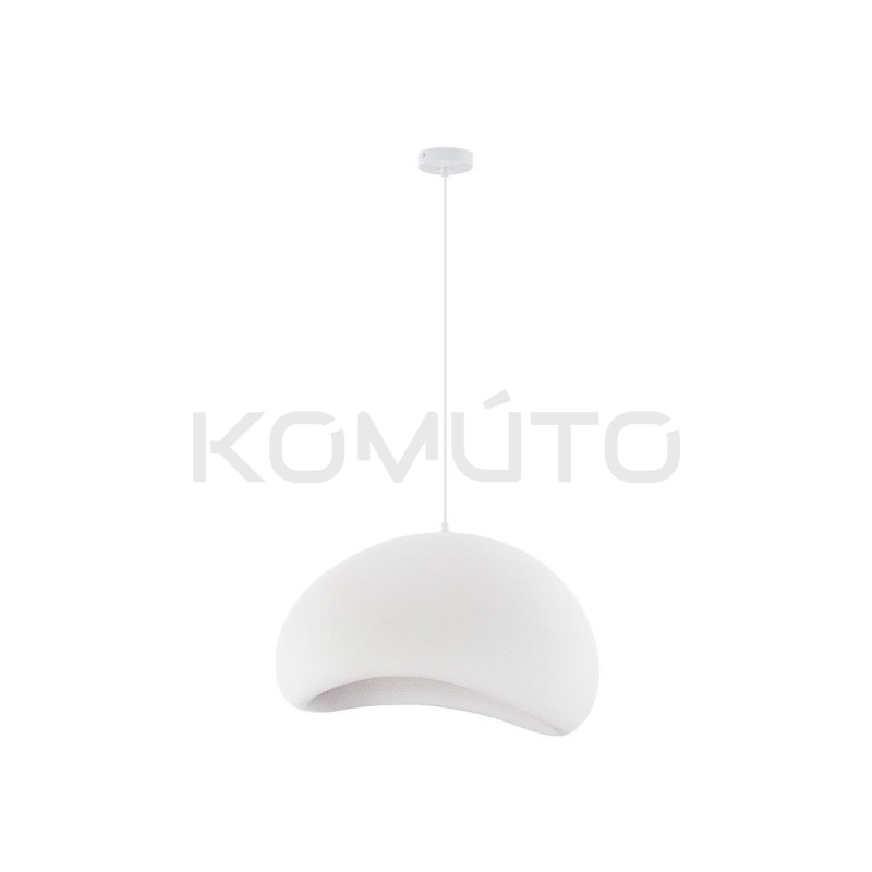 Lampa wisząca Wabi 60 biała w stylu boho, japandi, scandi