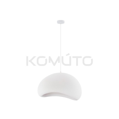 Lampa wisząca Wabi 60 biała w stylu boho, japandi, scandi