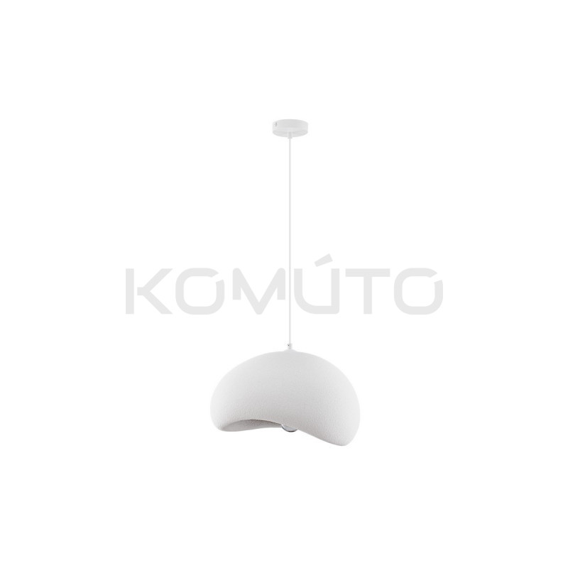 Lampa wisząca Wabi 40 biała styl japani, boho, skanynawski
