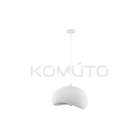 Lampa wisząca Wabi 40 biała styl japani, boho, skanynawski