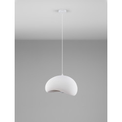 Lampa wisząca Wabi 40 biała styl japani, boho, skanynawski Lampa wisząca Wabi 40 biała styl japani, boho, skanynawski
