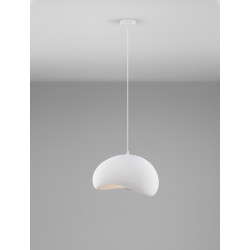 Lampa wisząca Wabi 40 biała styl japani, boho, skanynawski Lampa wisząca Wabi 40 biała styl japani, boho, skanynawski