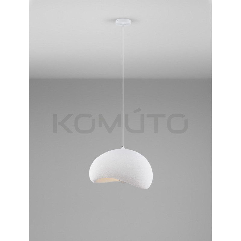 Lampa wisząca Wabi 40 biała styl japani, boho, skanynawski Lampa wisząca Wabi 40 biała styl japani, boho, skanynawski