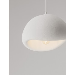 Lampa wisząca Wabi 40 biała styl japani, boho, skanynawski Lampa wisząca Wabi 40 biała styl japani, boho, skanynawski
