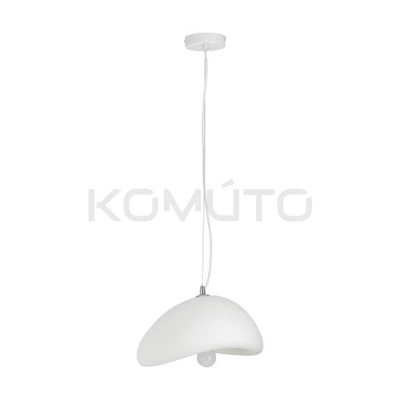 Lampa wisząca STONE biała 30 boho nieregularny kształt