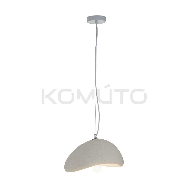 Lampa wisząca STONE biała 30 boho nieregularny kształt Lampa wisząca STONE biała 30 boho nieregularny kształt
