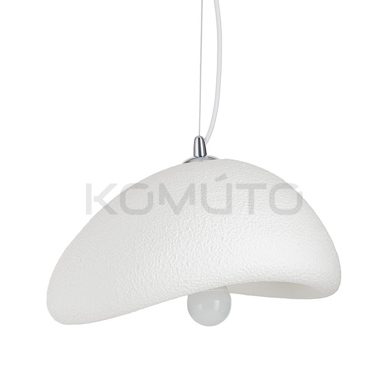 Lampa wisząca STONE biała 30 boho nieregularny kształt Lampa wisząca STONE biała 30 boho nieregularny kształt