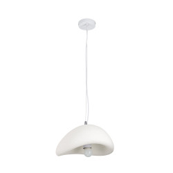 Lampa wisząca STONE biała 30 boho nieregularny kształt Lampa wisząca STONE biała 30 boho nieregularny kształt