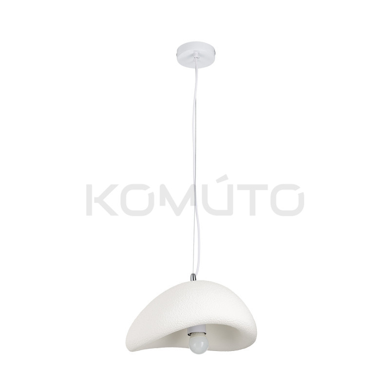 Lampa wisząca STONE biała 30 boho nieregularny kształt Lampa wisząca STONE biała 30 boho nieregularny kształt