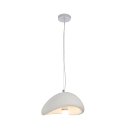 Lampa wisząca STONE biała 30 boho nieregularny kształt Lampa wisząca STONE biała 30 boho nieregularny kształt
