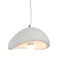 Lampa wisząca STONE biała 30 boho nieregularny kształt Lampa wisząca STONE biała 30 boho nieregularny kształt