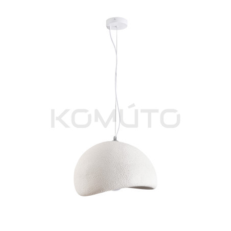 Lampa wisząca STONE biała 40 w stylu boho nad stół