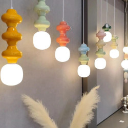 Lampa Triple Plusy kolorowy ceramiczny akcent Lampa Triple Plusy kolorowy ceramiczny akcent